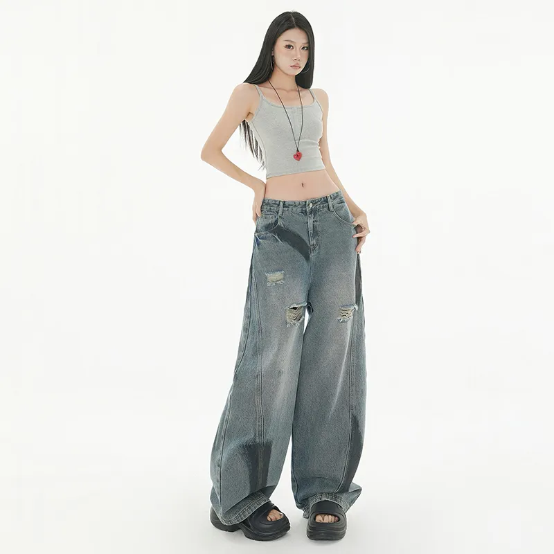 Kele Coco Jeans Unisex Color Block-0