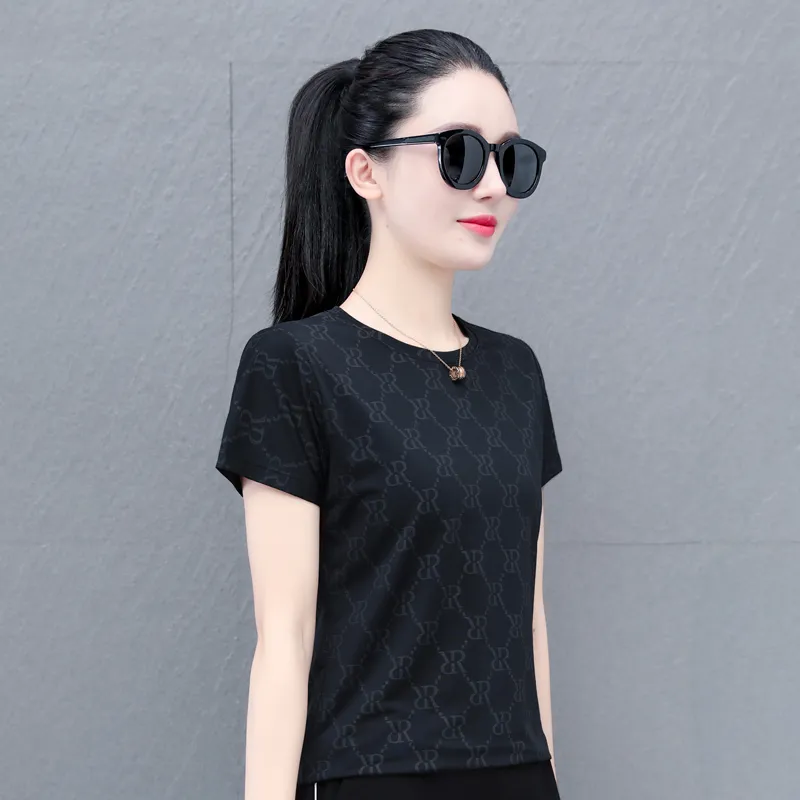 Kele Coco Drop Shoulder Sleeve T Shirt Women's-3