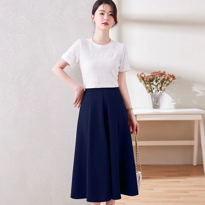 Kele Coco Casual Long Skirt Women's-9