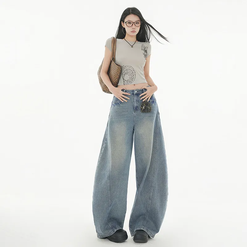 Kele Coco Jeans Unisex Vintage Blue-2