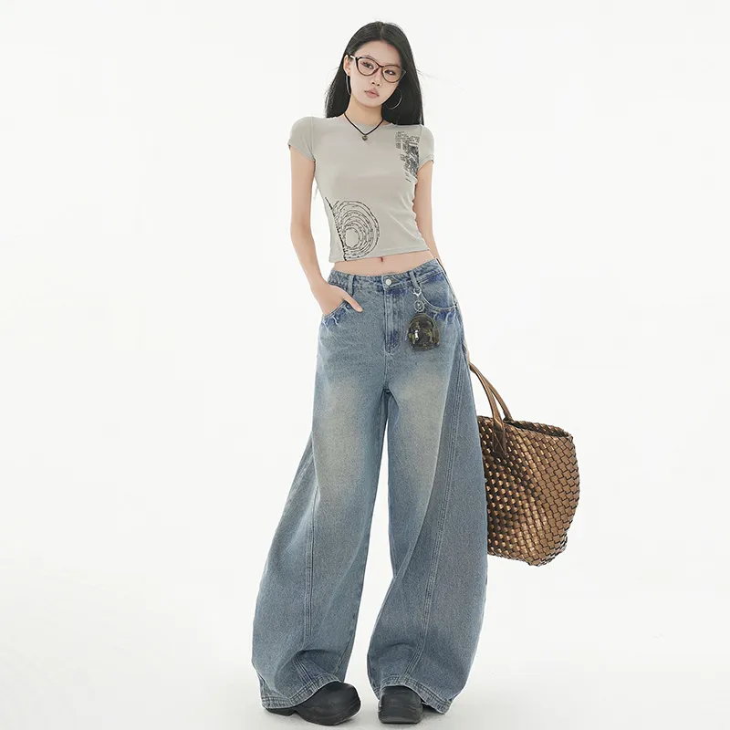 Kele Coco Jeans Unisex Vintage Blue-4