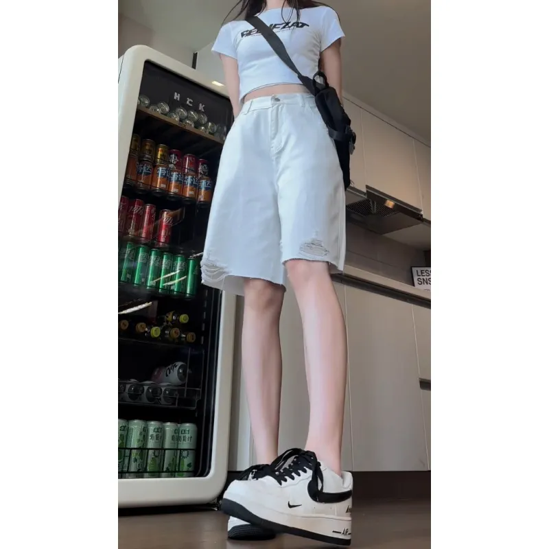Kele Coco Denim Shorts Unisex-7