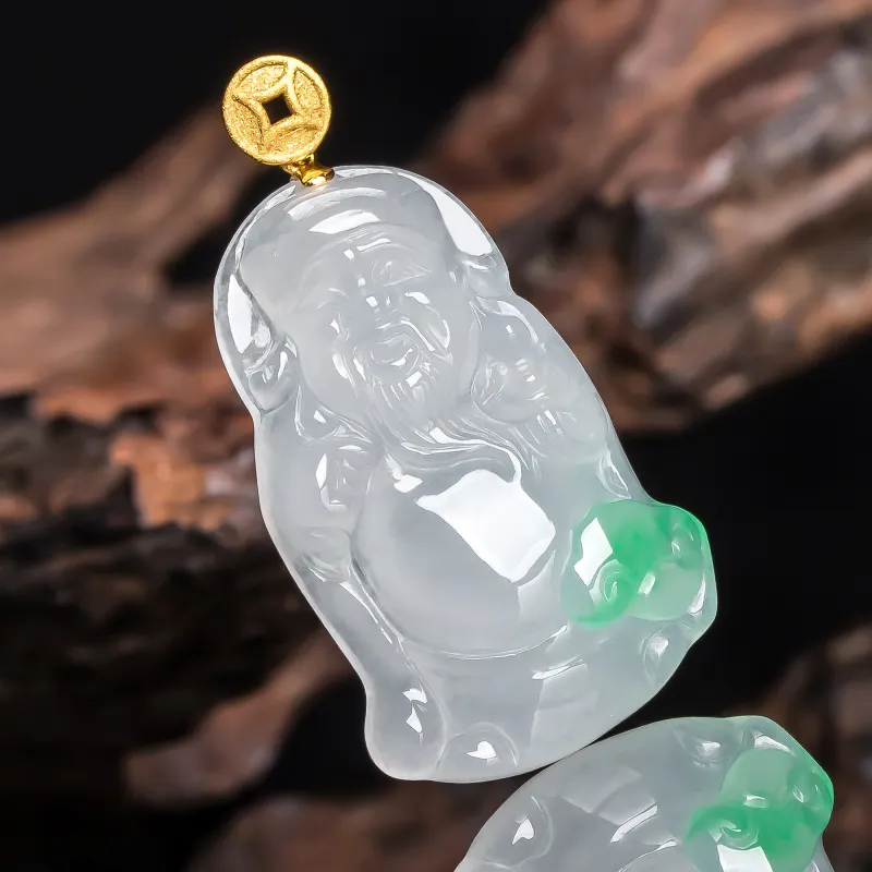 LIYUFU Ice Glutinous Jadeite Pendants Unisex-1