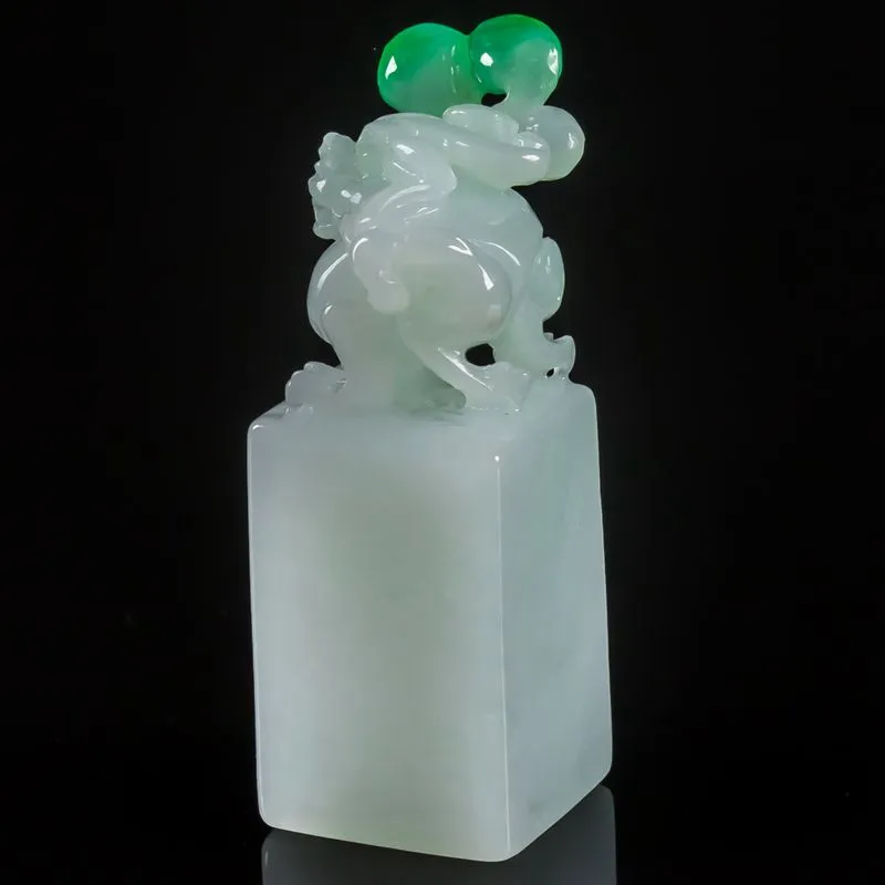 LIYUFU Ice Glutinous Jadeite Ornaments Unisex-2
