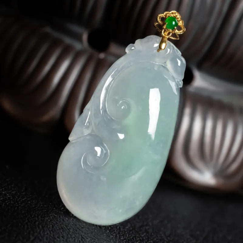 LIYUFU Ice Glutinous Jadeite Pendants Unisex-2