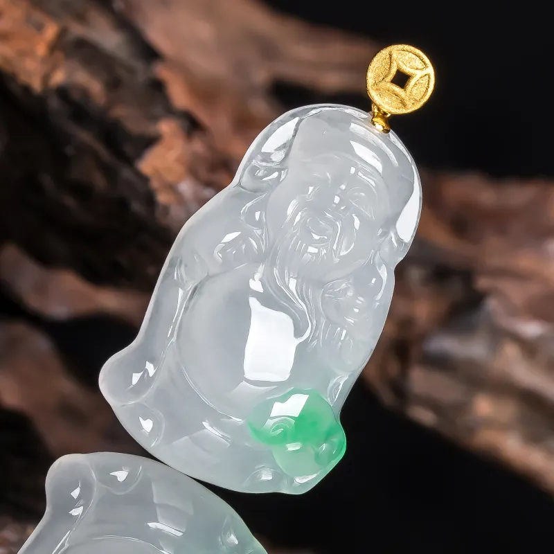 LIYUFU Ice Glutinous Jadeite Pendants Unisex-2