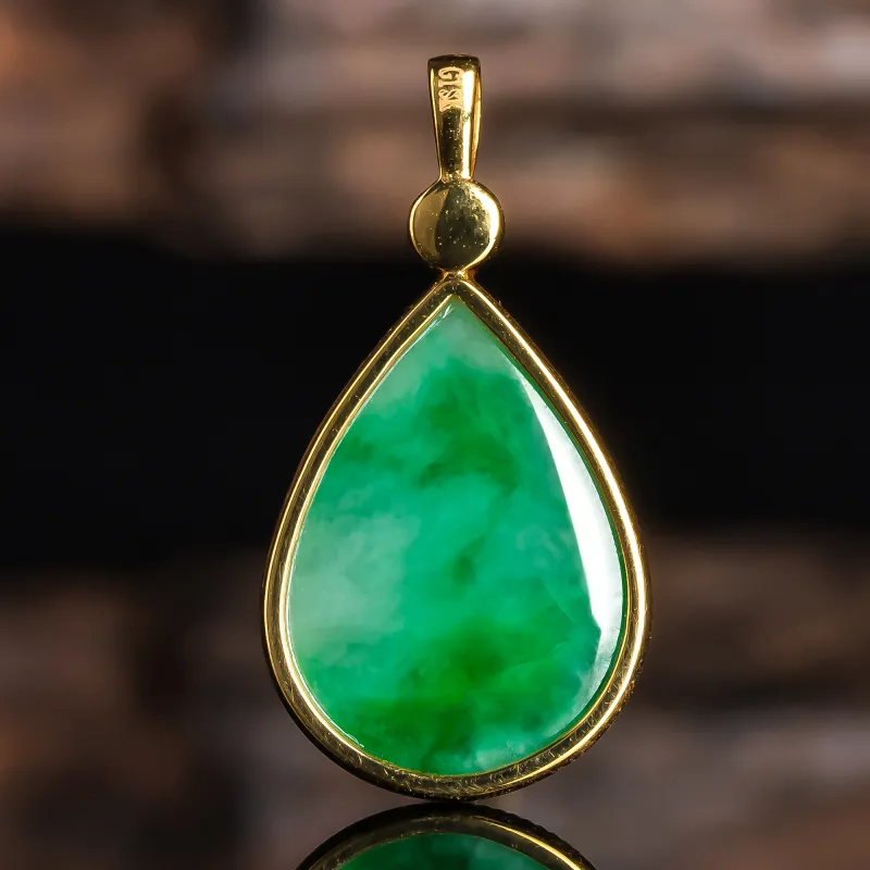 LIYUFU Ice Glutinous Jadeite Pendants Unisex-3