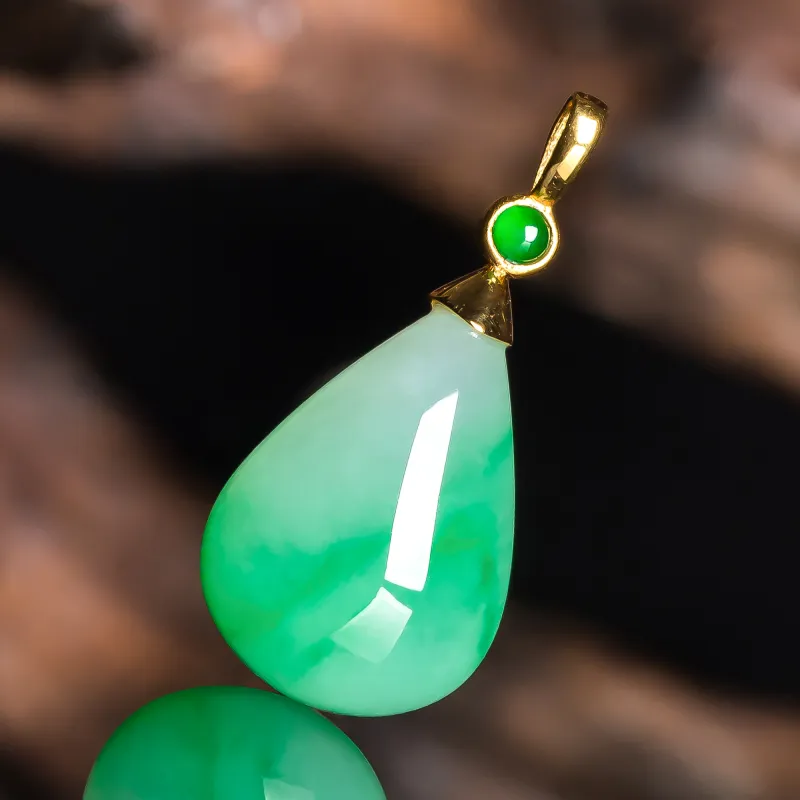 LIYUFU Ice Glutinous Jadeite Pendants Unisex-2