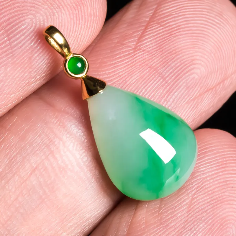 LIYUFU Ice Glutinous Jadeite Pendants Unisex-4