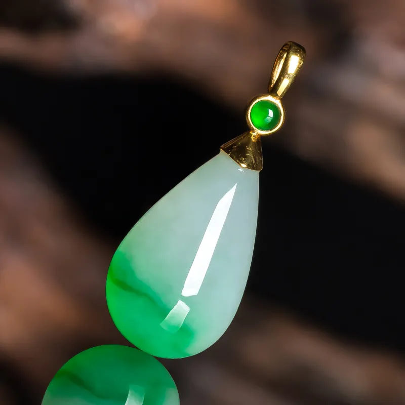 LIYUFU Ice Glutinous Jadeite Pendants Unisex-2