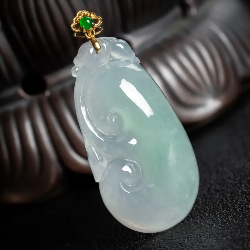 LIYUFU Ice Glutinous Jadeite Pendants Unisex-1