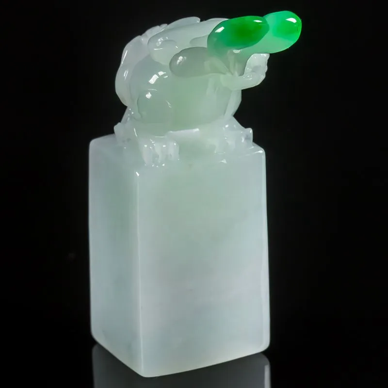 LIYUFU Ice Glutinous Jadeite Ornaments Unisex-3