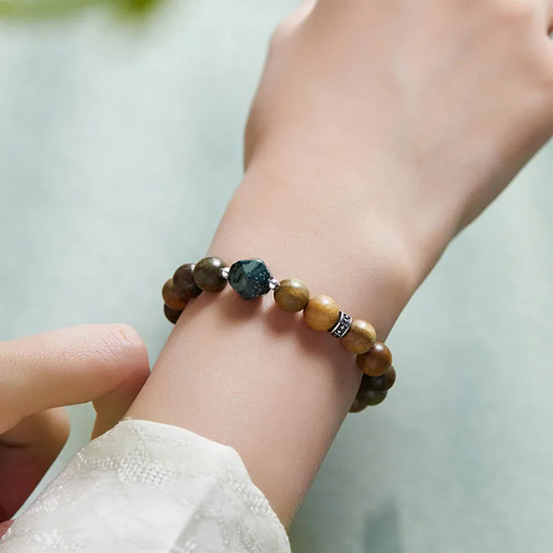 WJT Green Sandalwood Bracelets Unisex-4
