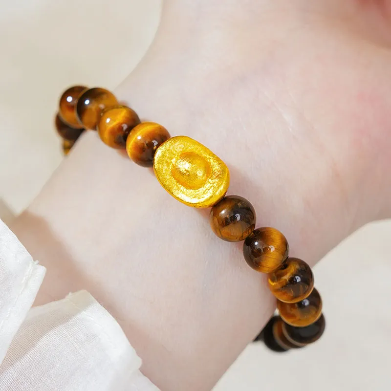 WJT Tiger's Eye Stone Bracelets Unisex-1