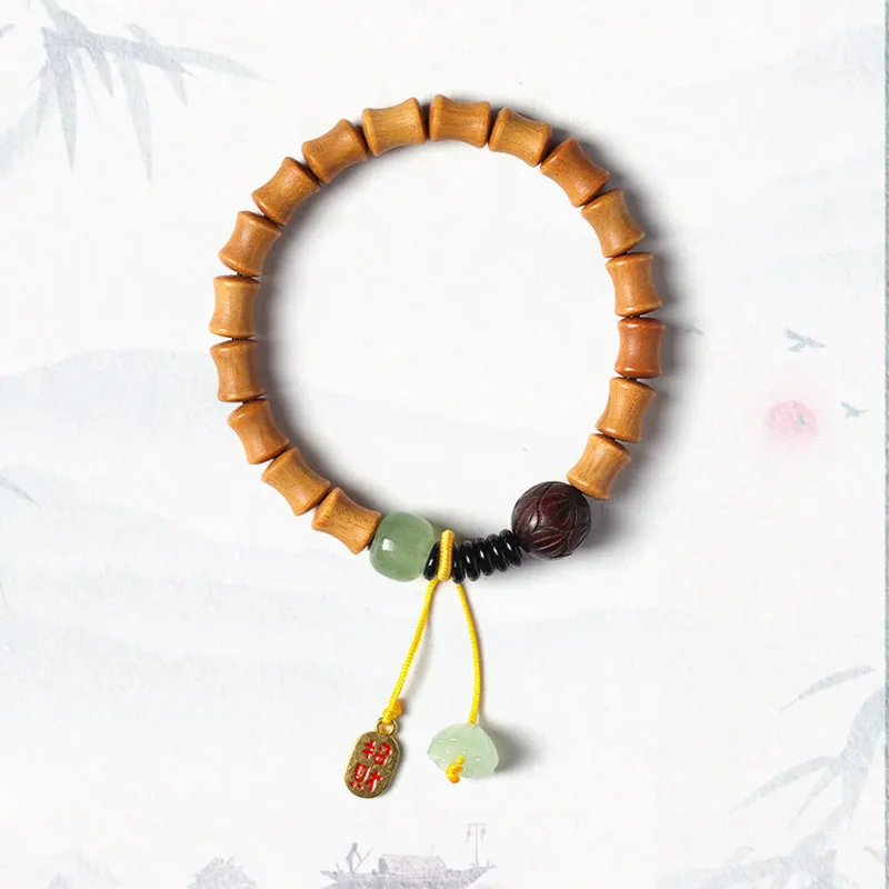 WJT Barbie Sandalwood Wooden Bracelets Unisex-4