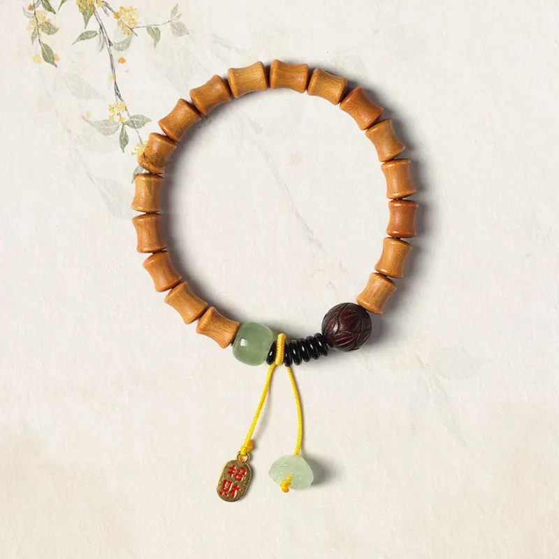 WJT Barbie Sandalwood Wooden Bracelets Unisex-2