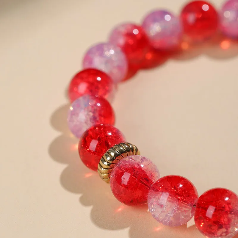 WJT Colored Glaze Jade Bracelets Unisex-1