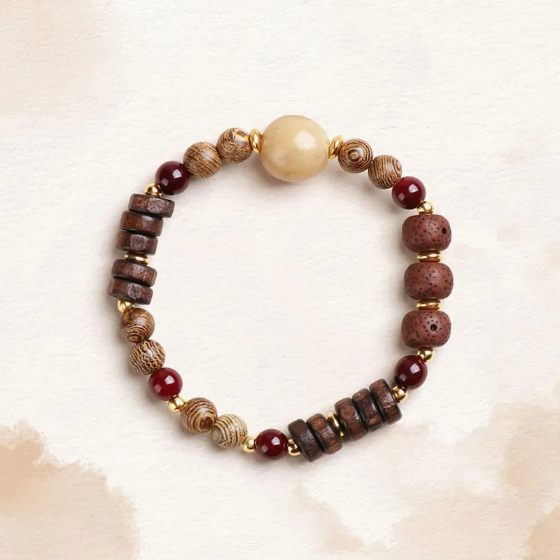 WJT Redwood Wooden Bracelets Unisex-4