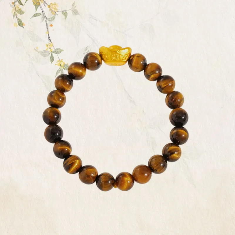 WJT Tiger's Eye Stone Bracelets Unisex-3