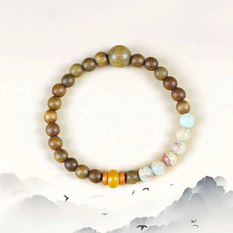 WJT Green Sandalwood Bracelets Unisex-4