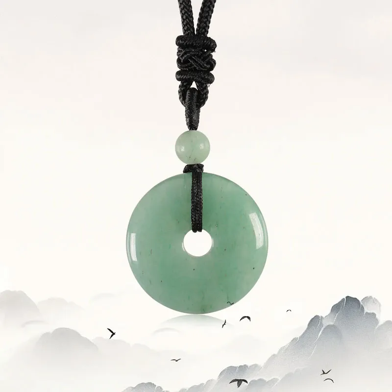 WJT Aventurine Necklaces Unisex-3