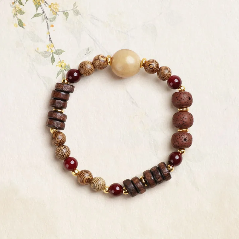 WJT Redwood Wooden Bracelets Unisex-3