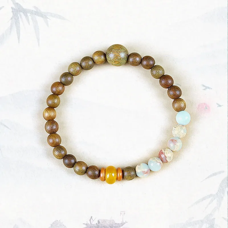 WJT Green Sandalwood Bracelets Unisex-3