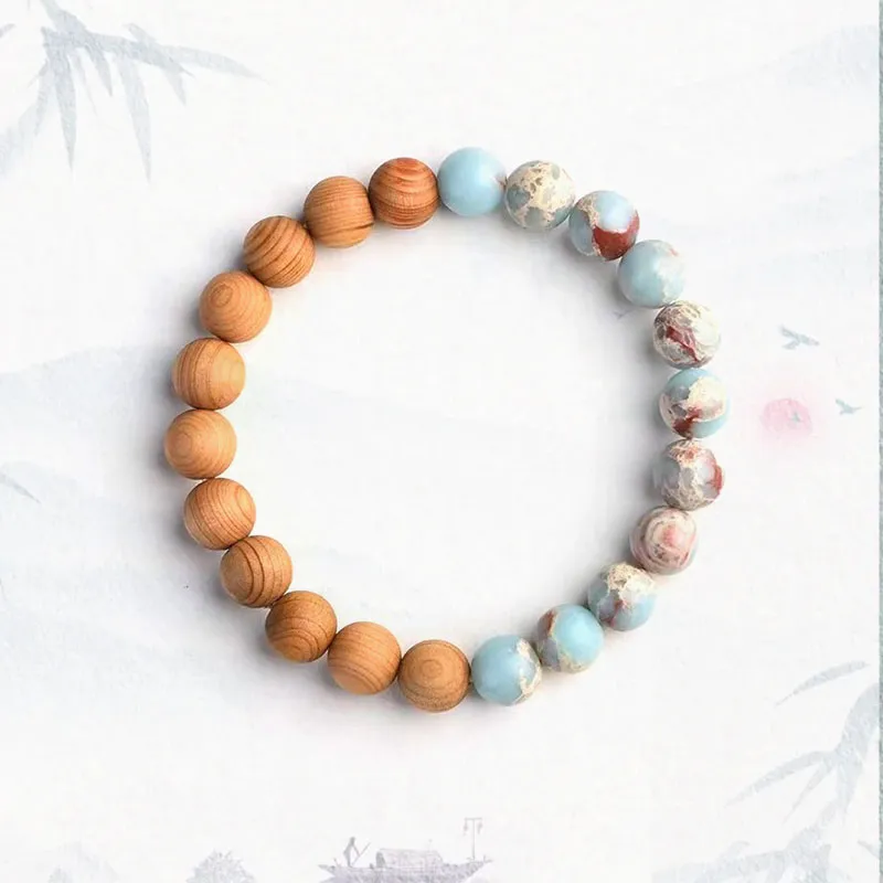 WJT Green Sandalwood Bracelets Unisex-1