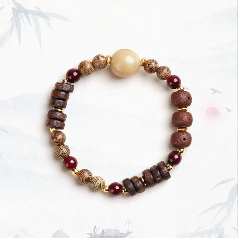 WJT Redwood Wooden Bracelets Unisex-1