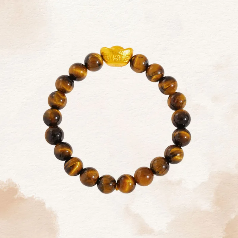 WJT Tiger's Eye Stone Bracelets Unisex-4