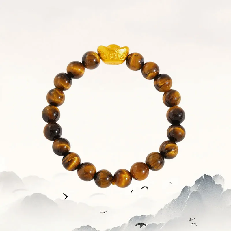 WJT Tiger's Eye Stone Bracelets Unisex-2