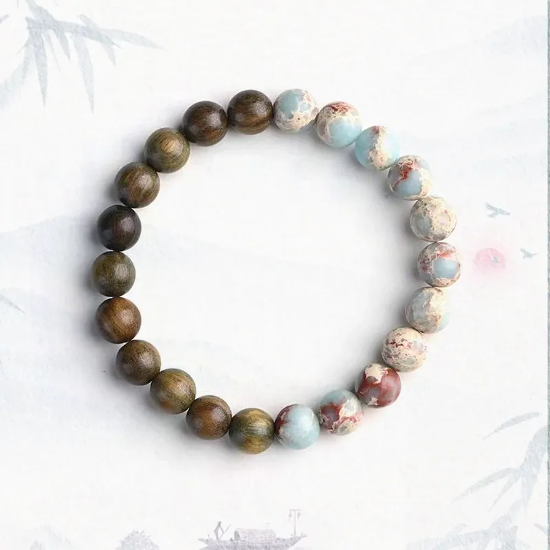 WJT Green Sandalwood Bracelets Unisex-4