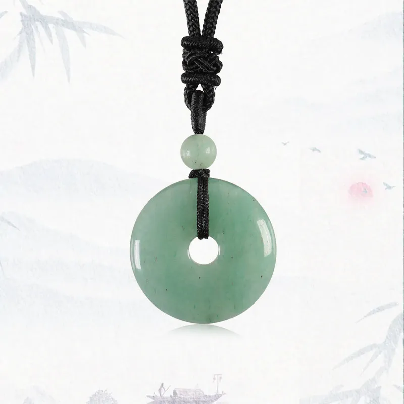 WJT Aventurine Necklaces Unisex-4