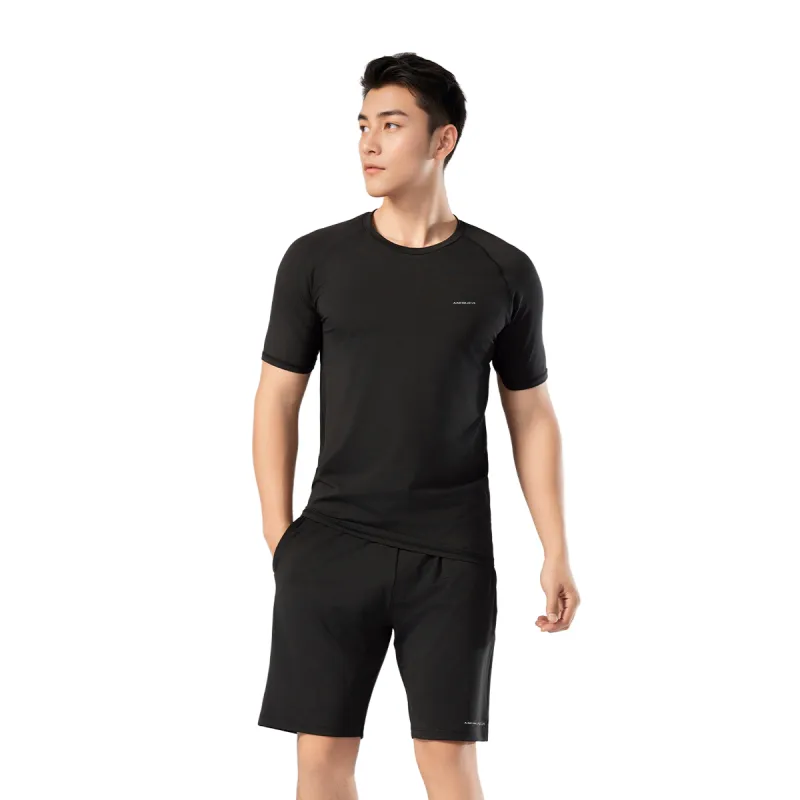 MESUCA Workout Clothing Men's Black-2