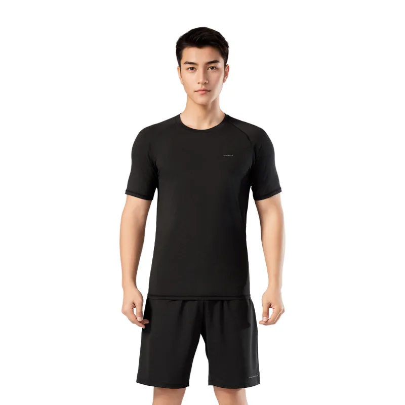 MESUCA Workout Clothing Men's Black-4