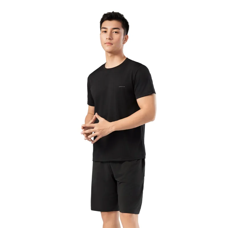 MESUCA Workout Clothing Men's Black-3