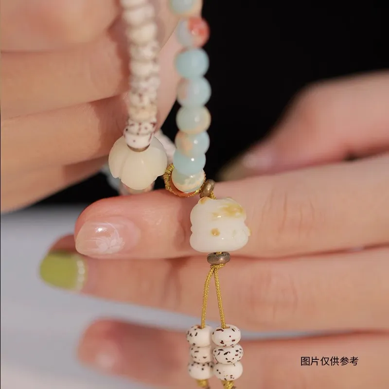 KING TAI SANG Star Moon Bodhi Seeds Bracelets Unisex-2