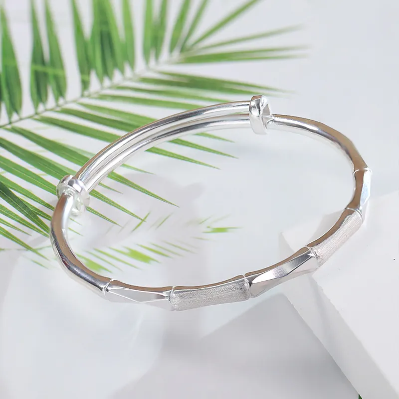 KING TAI SANG 999 Fine Silver Bangles Women's-3