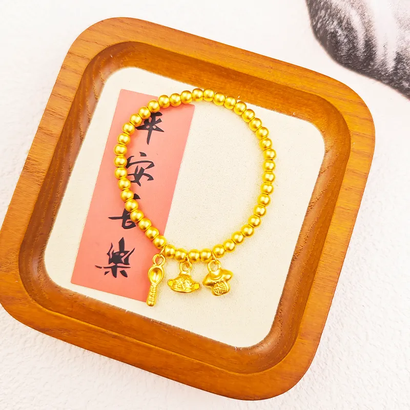 KING TAI SANG Gold Bracelet Unisex-1