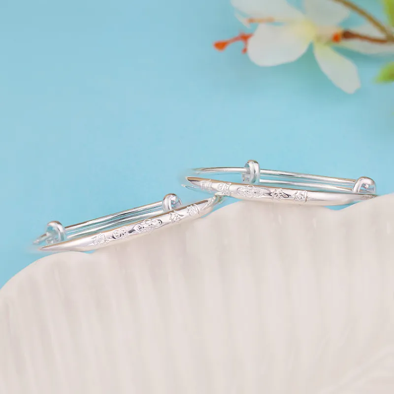 KING TAI SANG Sterling Silver Bangles Kids'-4