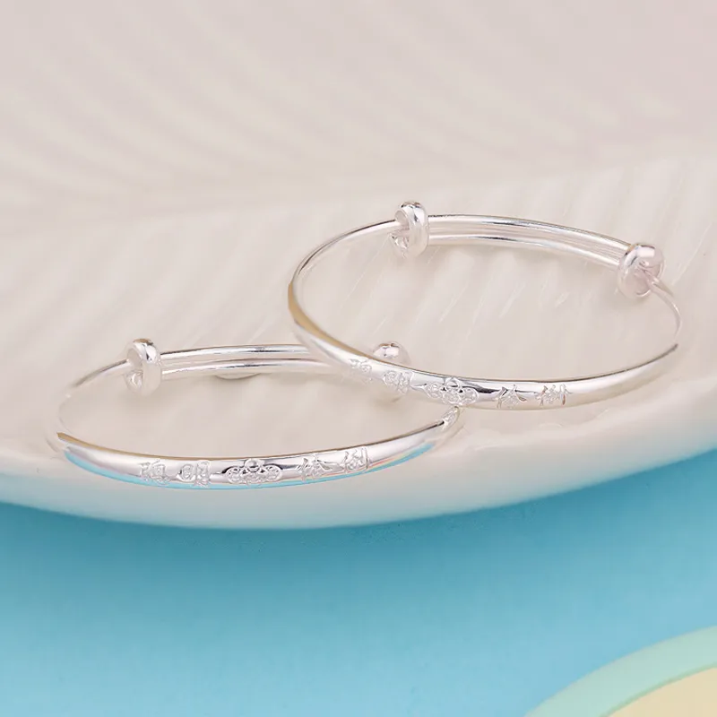 KING TAI SANG Sterling Silver Bangles Kids'-1
