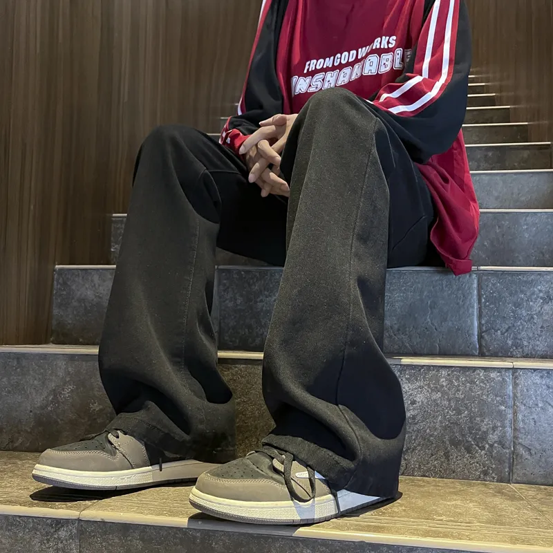 TOUHAOQINGNIAN Jeans Unisex-7