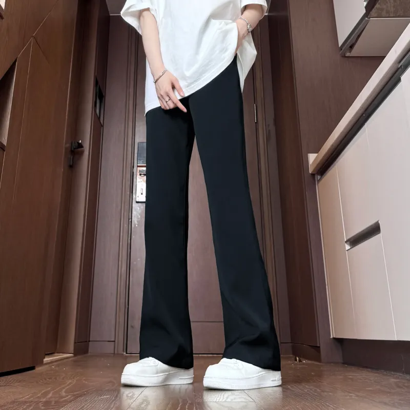WELTER EXPERIMENT Fashion Versatile Suit Trouser Unisex Classic Black-4