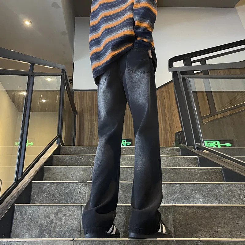 TOUHAOQINGNIAN Jeans Unisex-22