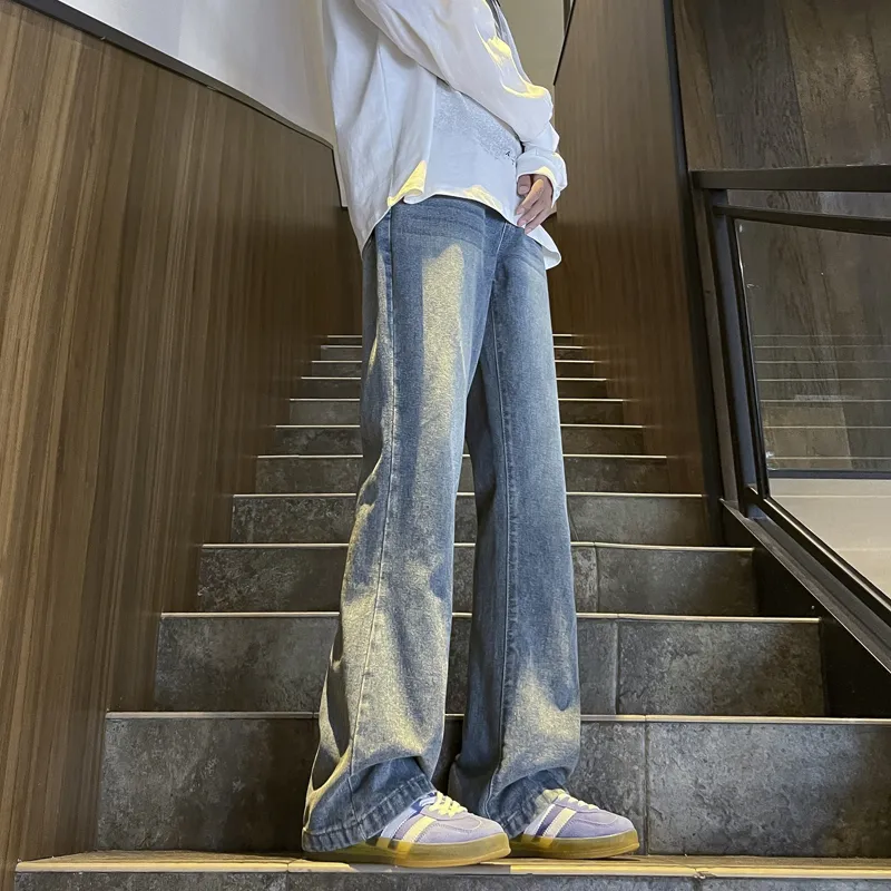 TOUHAOQINGNIAN Jeans Unisex-17