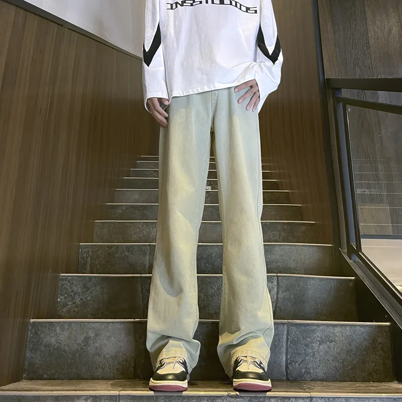 TOUHAOQINGNIAN Jeans Unisex-10