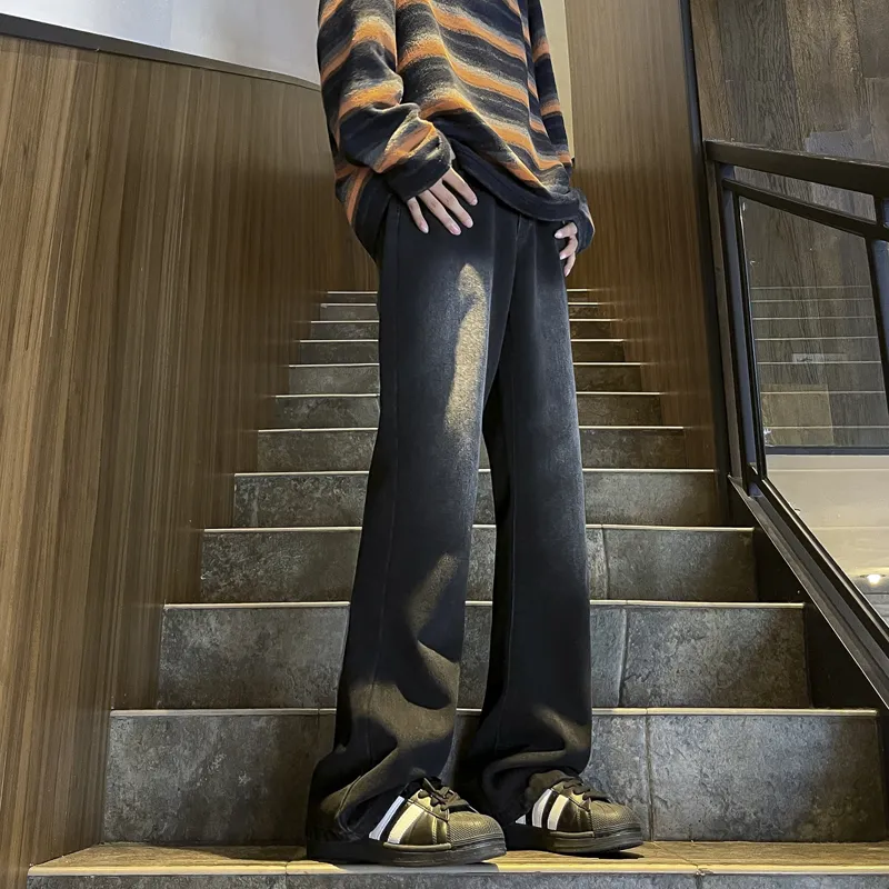 TOUHAOQINGNIAN Jeans Unisex-19