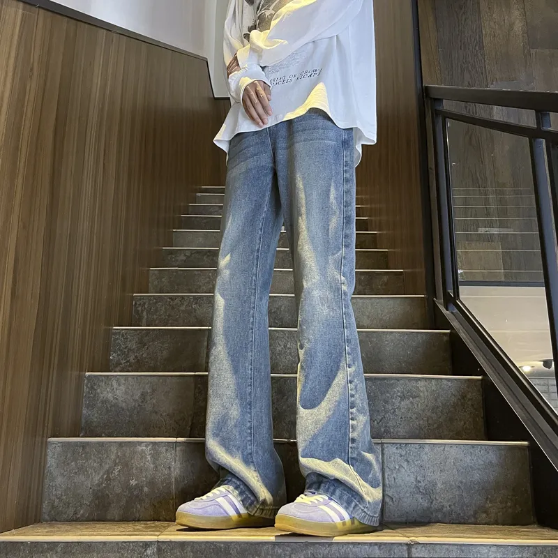 TOUHAOQINGNIAN Jeans Unisex Absolute Black-15