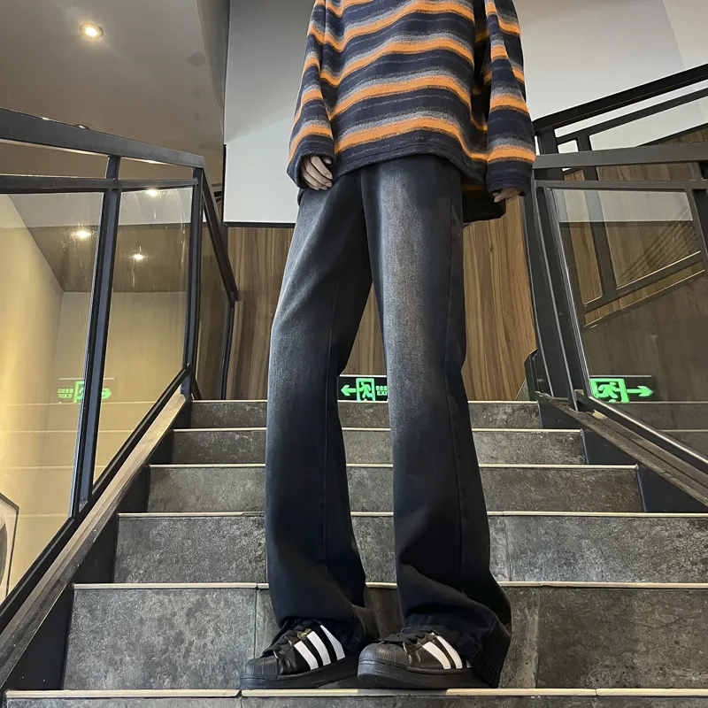 TOUHAOQINGNIAN Jeans Unisex-21