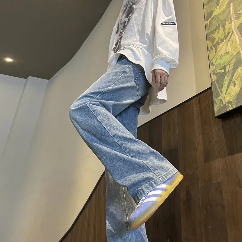 TOUHAOQINGNIAN Jeans Unisex-14